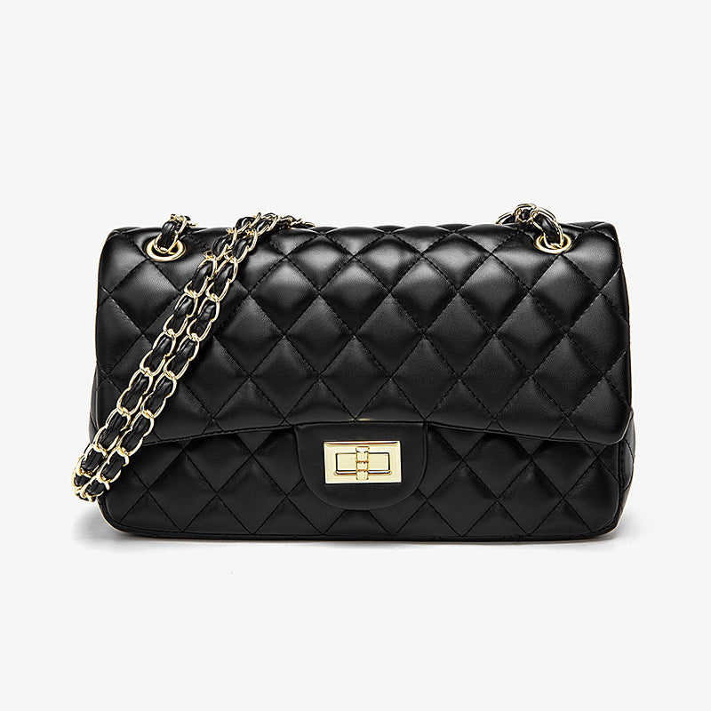 Women's Summer Chain Classic Style Diamond Solid Crossbody Bags