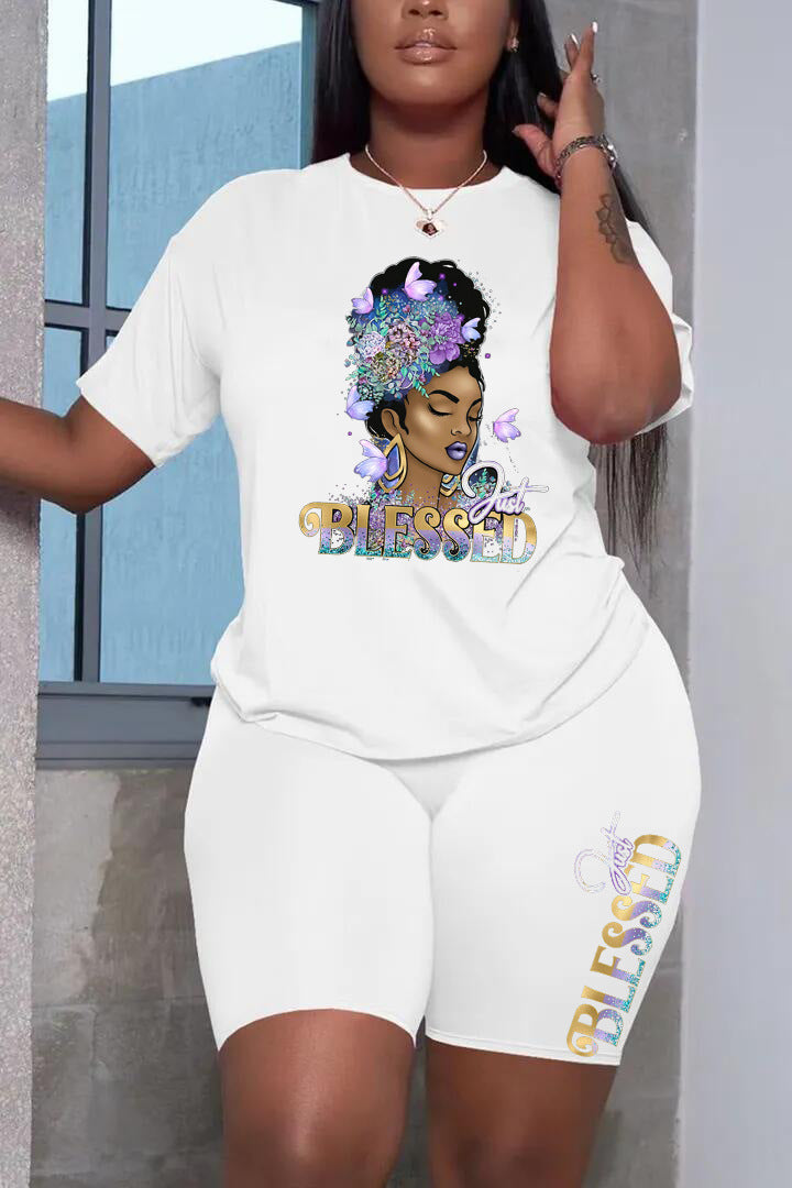 Women's Classy New Printed Casual Two-piece Suits