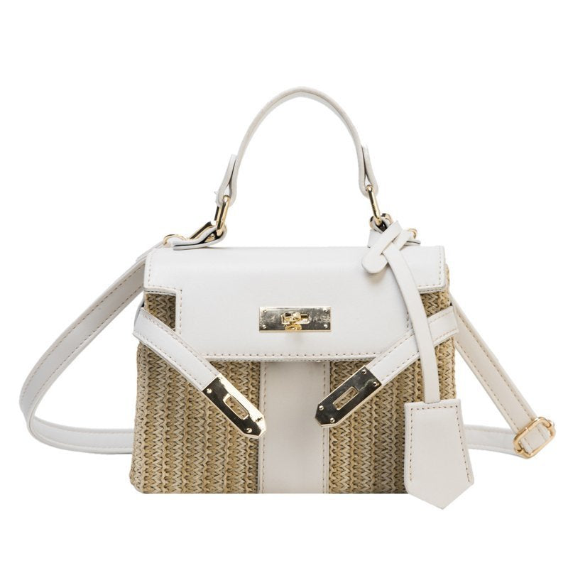 Women's Rattan Weave Beach Fashion Straw Crossbody Bags