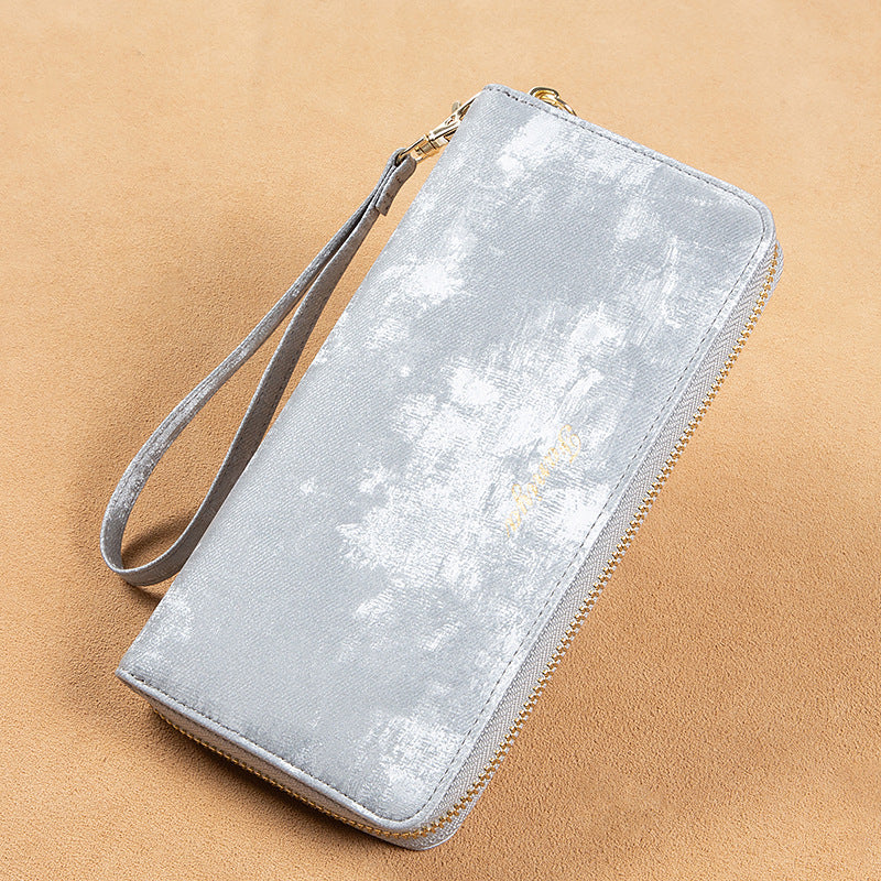 Women's Fanya Long Genuine Leather Integrated Fashion Men's Wallets