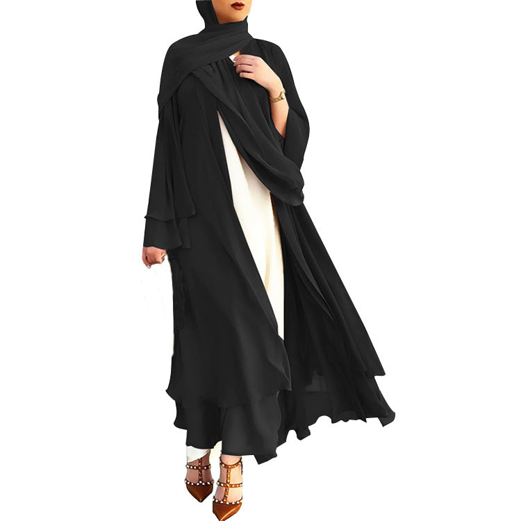 Solid Color Soft Elegant Long Dress Clothing