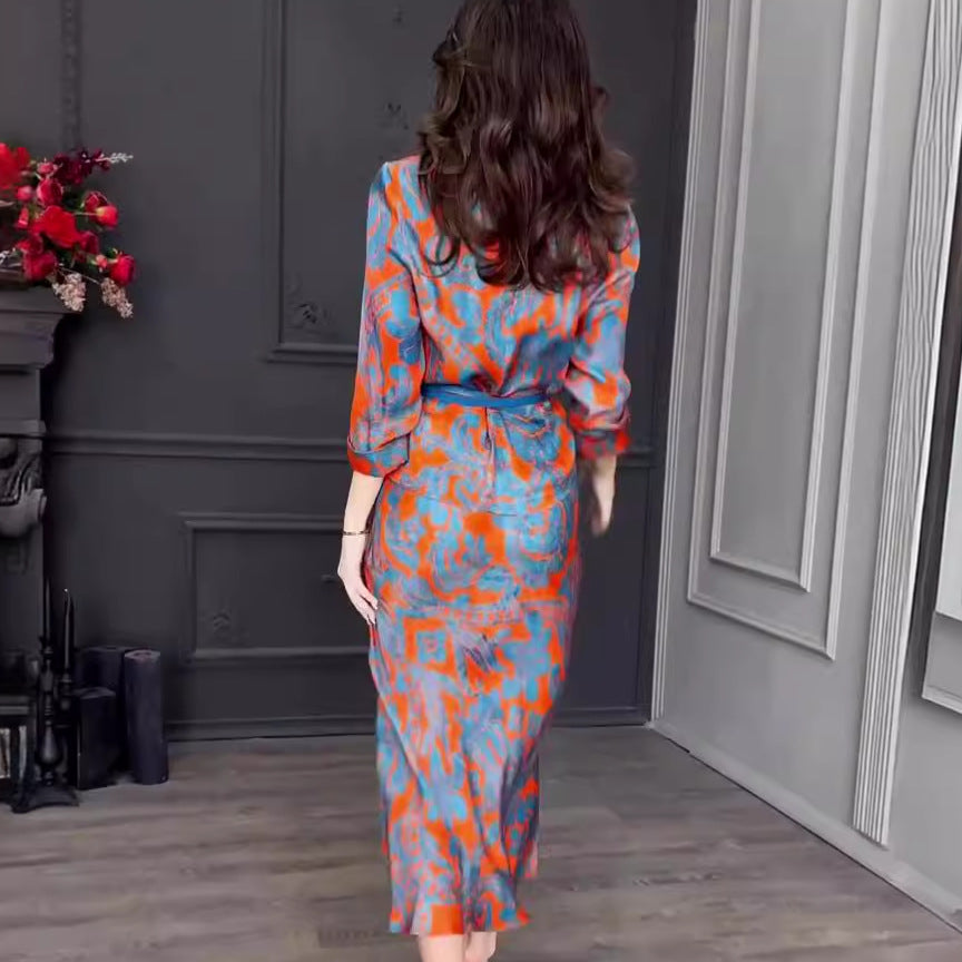 Summer Printing Design Sense Slim Fit Suits