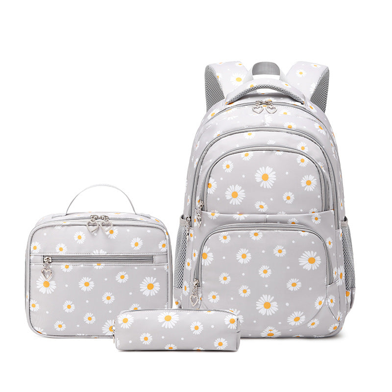 Primary Fresh Printed Waterproof Little Daisy Backpacks