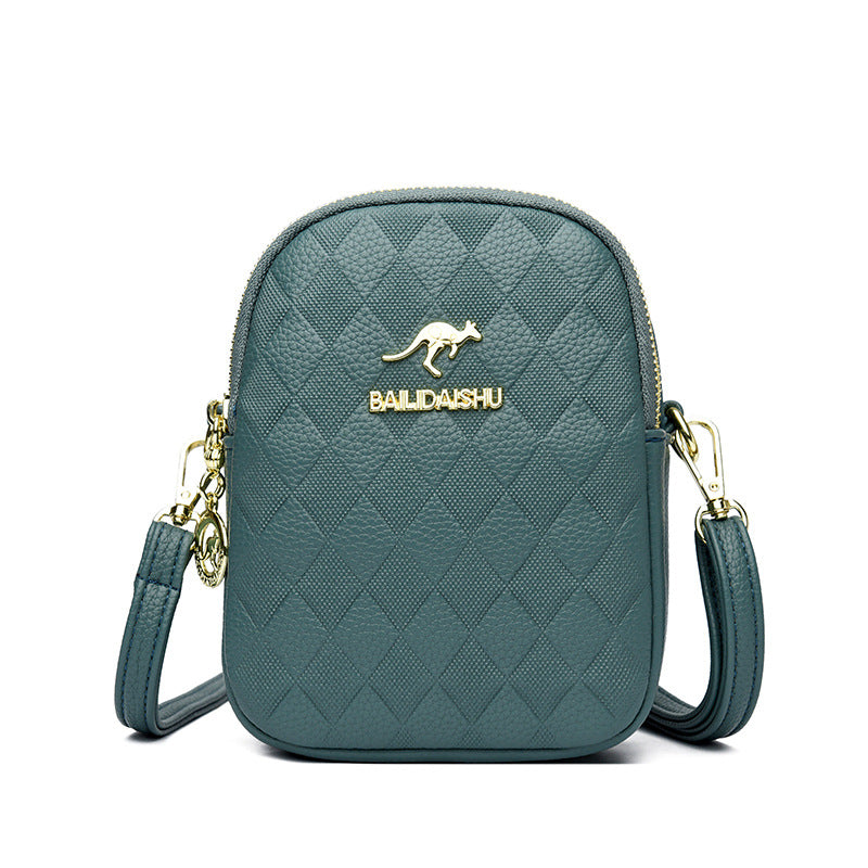 Women's Popular Plain Kangaroo Alligator Print Handbags