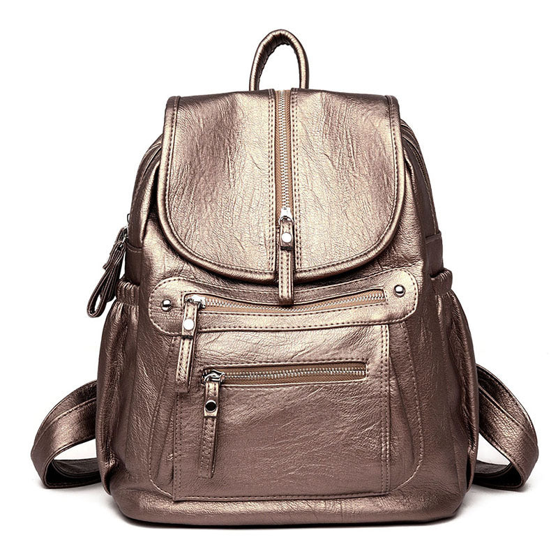 Women's Korean Fashion Large Capacity Simple Backpacks