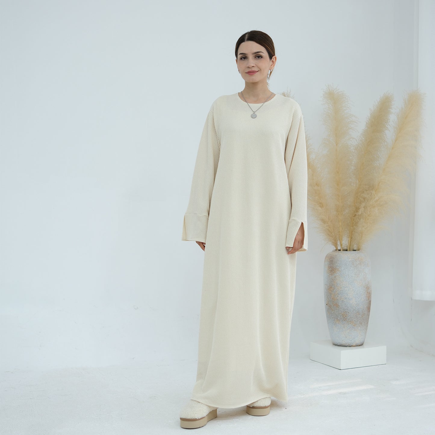 Casual Comfortable Thickened Knitting Loose Dress Dresses