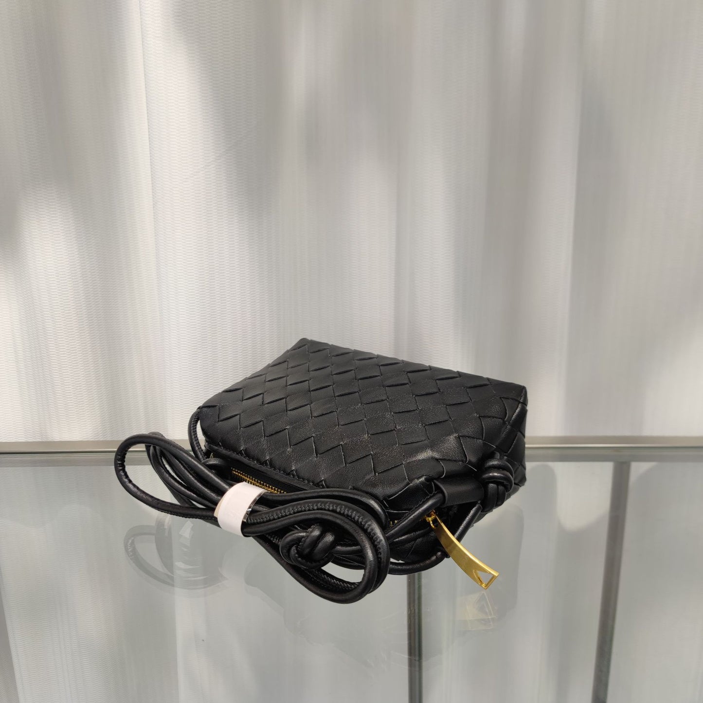 Women's Woven Cloud Genuine Leather Made Korean Shoulder Bags