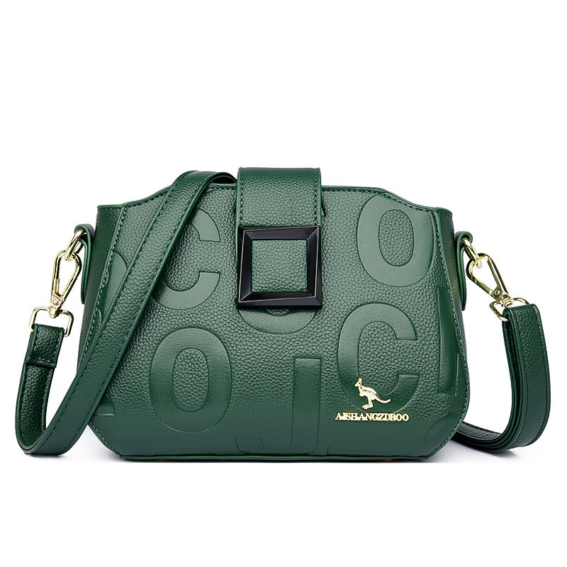 Women's Graceful Fashionable Letter Pouch Mom Shoulder Bags