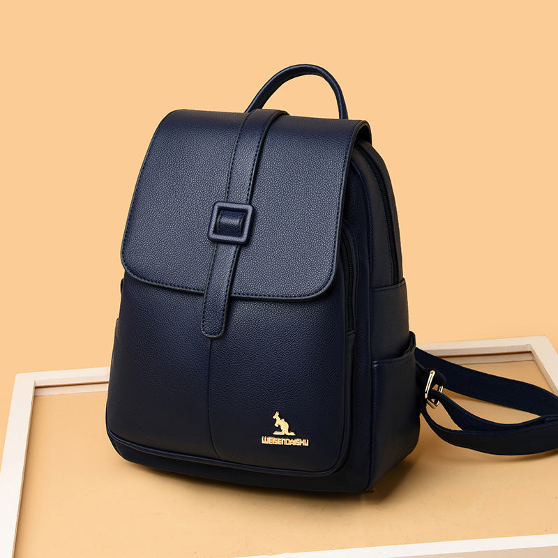 Women's Simple Trendy Large Capacity Korean Style Backpacks