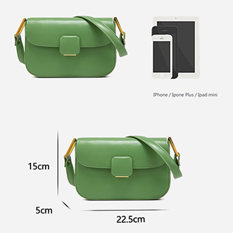 Women's Summer Fashion Underarm Candy Color Design Crossbody Bags