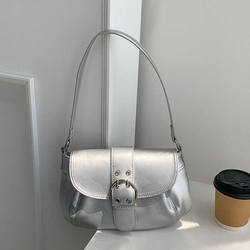 Saddle Niche High Sense Female Personality Large Shoulder Bags