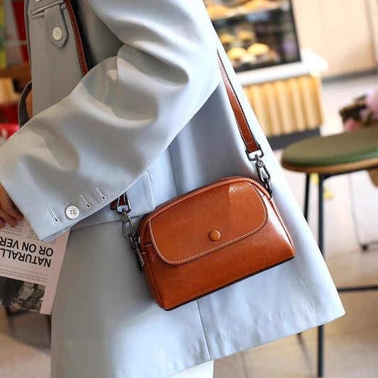 Women's Pretty Fashion Leather Mini One Crossbody Bags