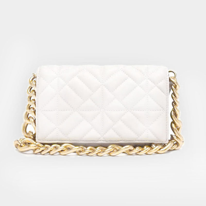 Women's Summer Fashion Trendy Thick Chain Quilted Shoulder Bags