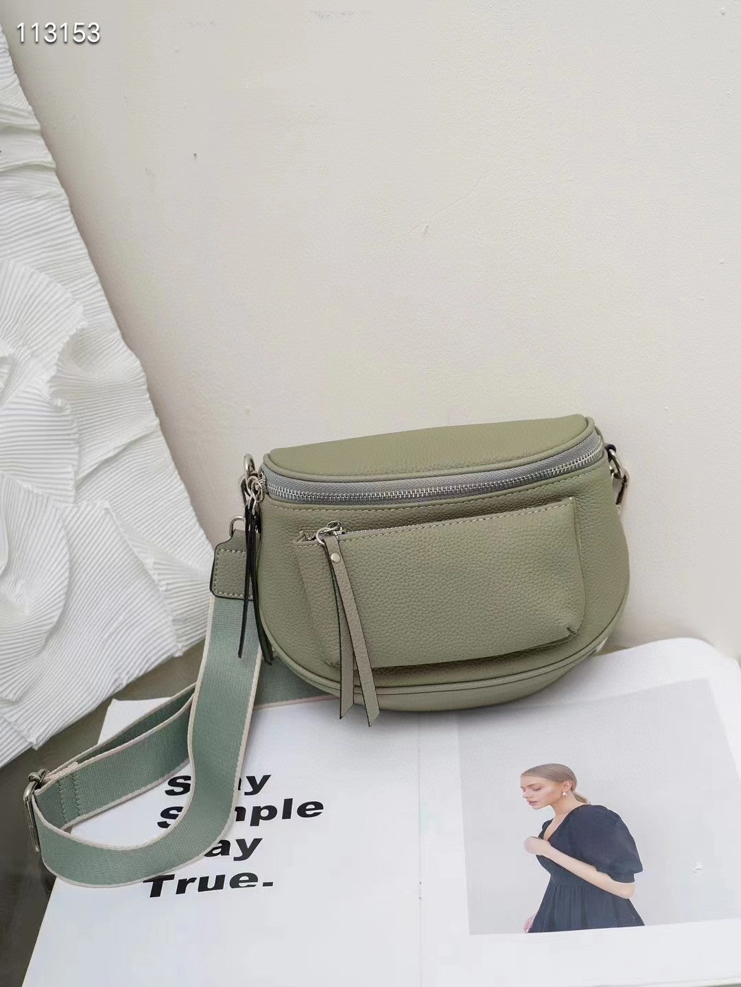 Women's Quality Simple First Layer Cowhide Soft Waist Packs