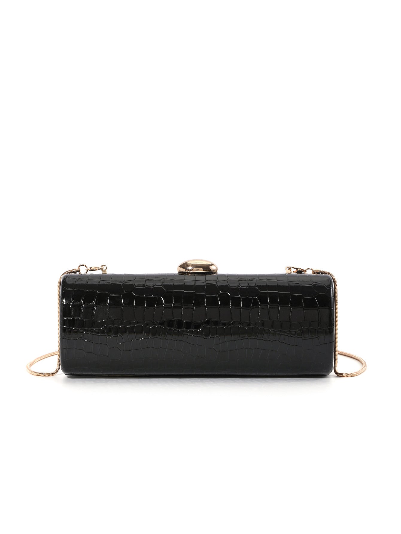 Women's Retro Crocodile Pattern Leather Box Dinner Evening Bags
