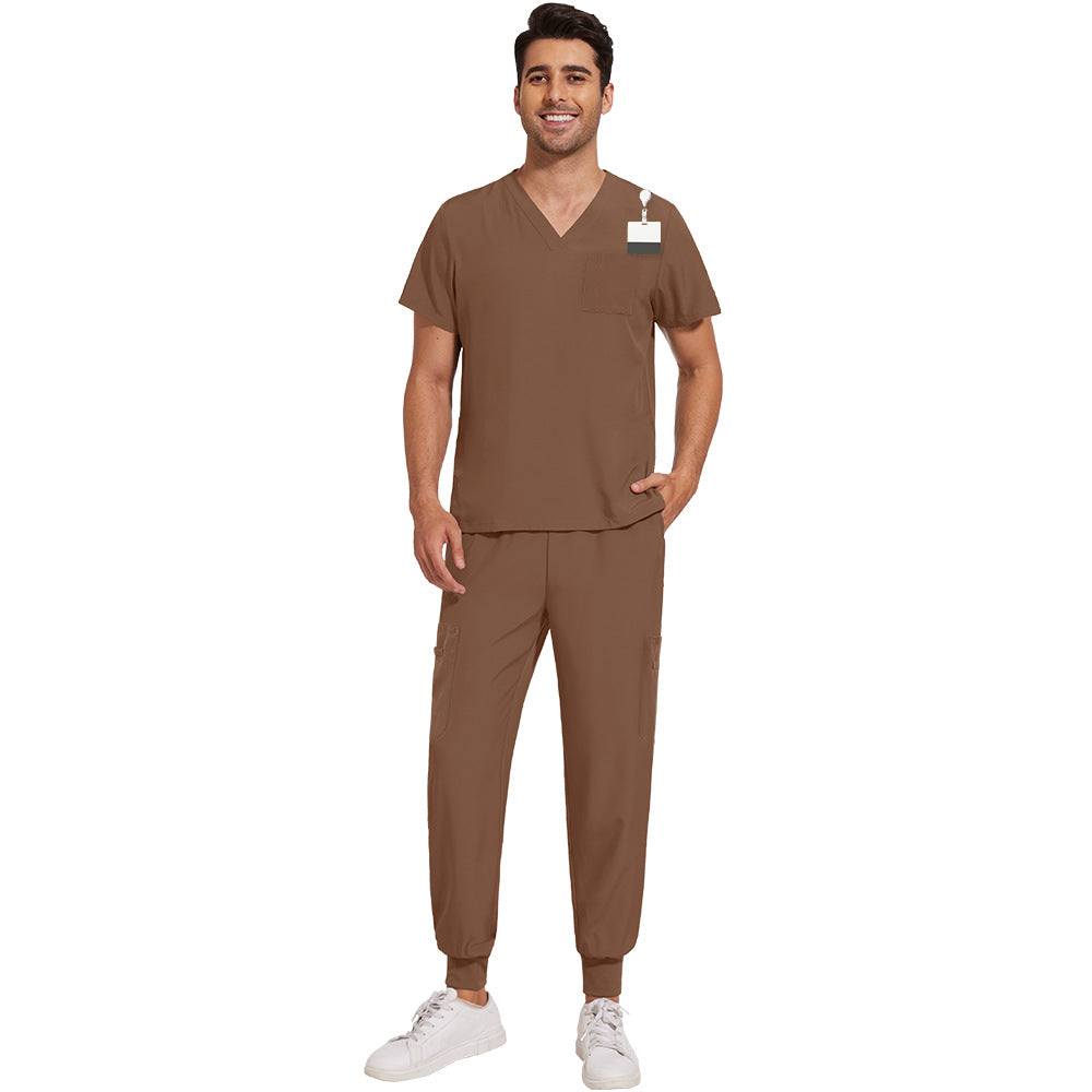 Doctors Nurses Frosted Thin Comfortable Breathable Uniform