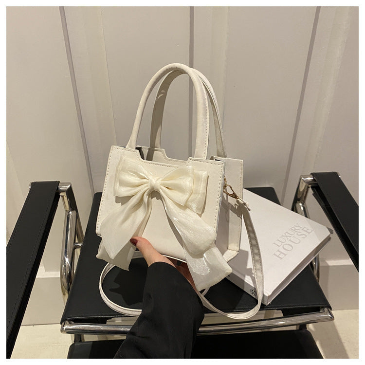Fairy Style Bowknot Portable Trendy Summer Fresh Sweet Women's Shoulder Bag