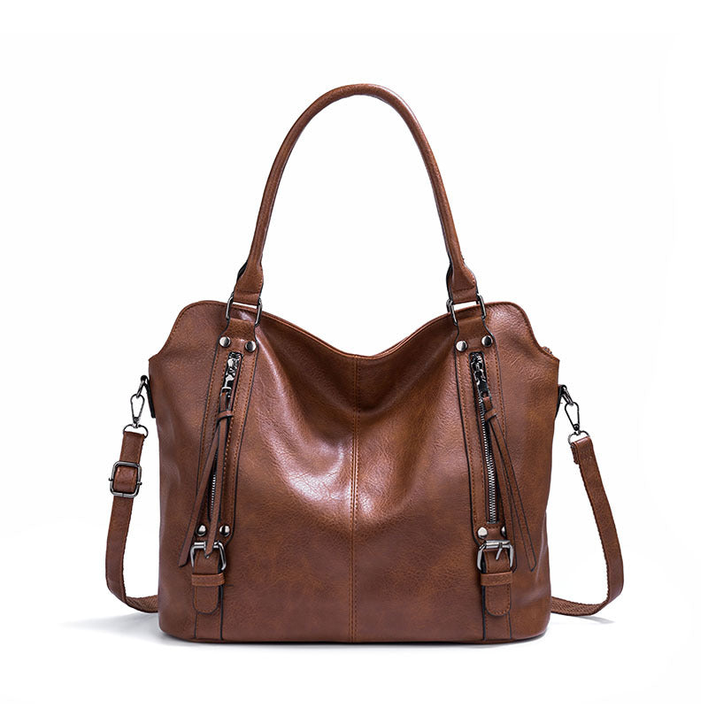 Women's Large Portable Soft Leather Capacity Handbags
