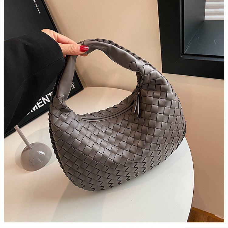 Women's Style High Sense Woven Elegant Underarm Bags