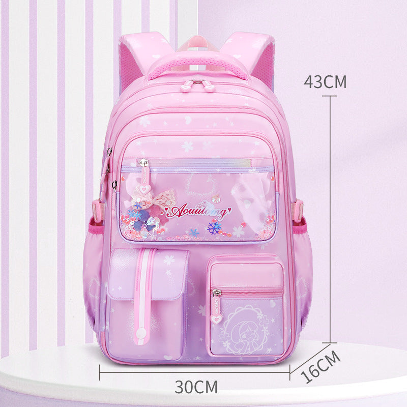 Women's Primary Korean Style To Grade Super Elementary School Students' Schoolbags