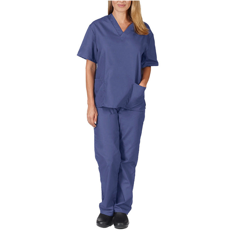 Color Pocket Nursing Work Uniforms Nurse Uniform