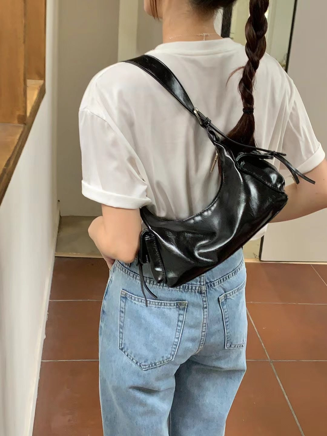 Women's Fashion Retro Hot Underarm Denim Shoulder Bags