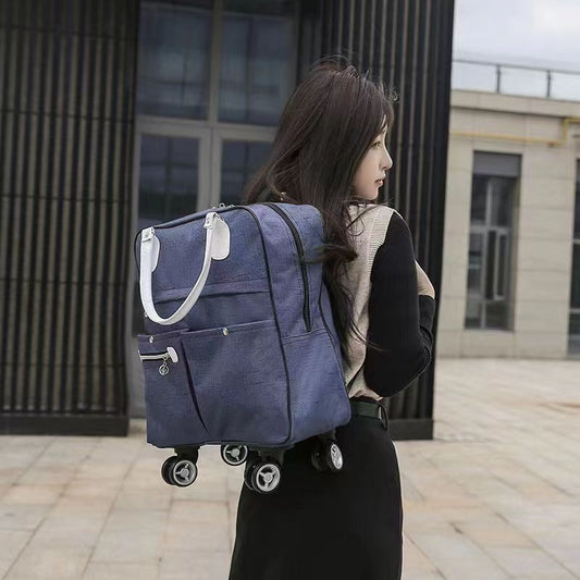 Women's Large Capacity Short Lightweight Folding Boarding Travel Bags