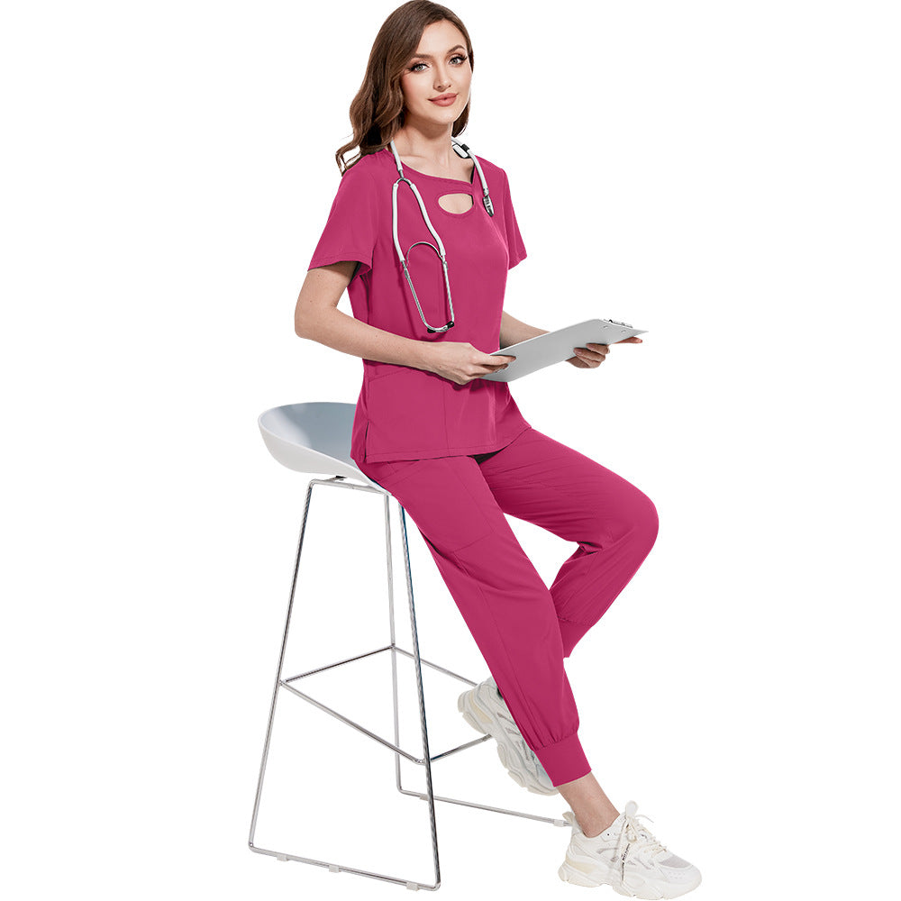 Frosted Doctor Nurse Nursing Home Beauty Salon Work Uniform