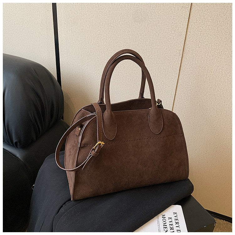 Women's Retro Textured Large Capacity Summer Frosted Tote Bags