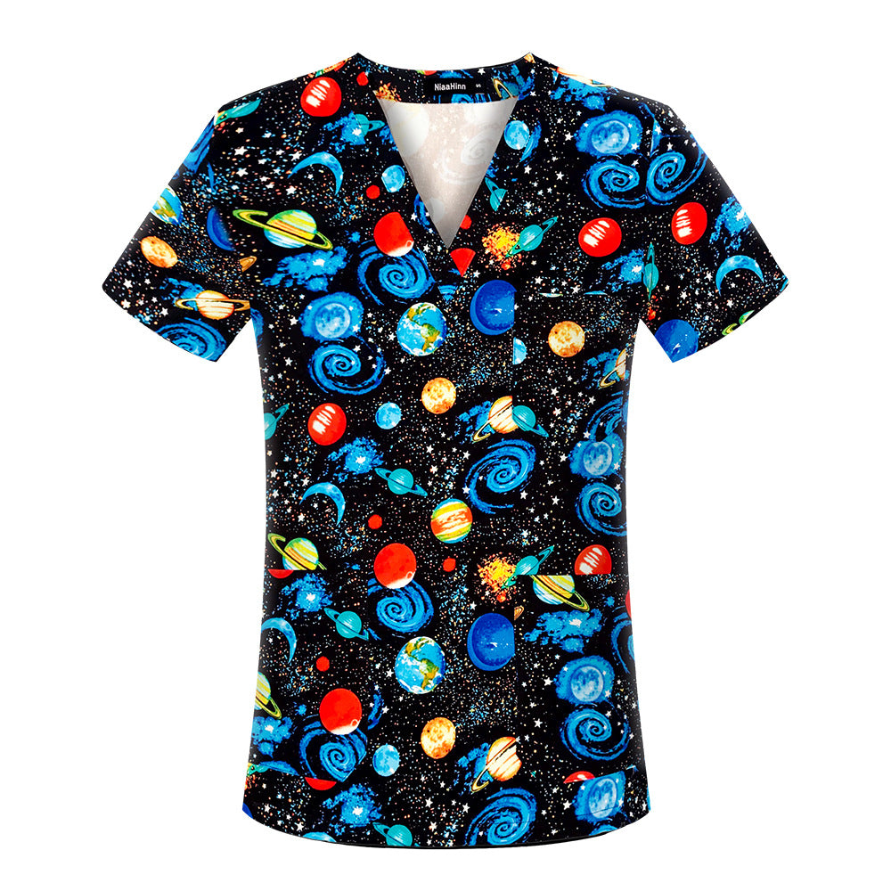 Women's & Men's & Hand Washing Clothes Brush T-shirt Uniform