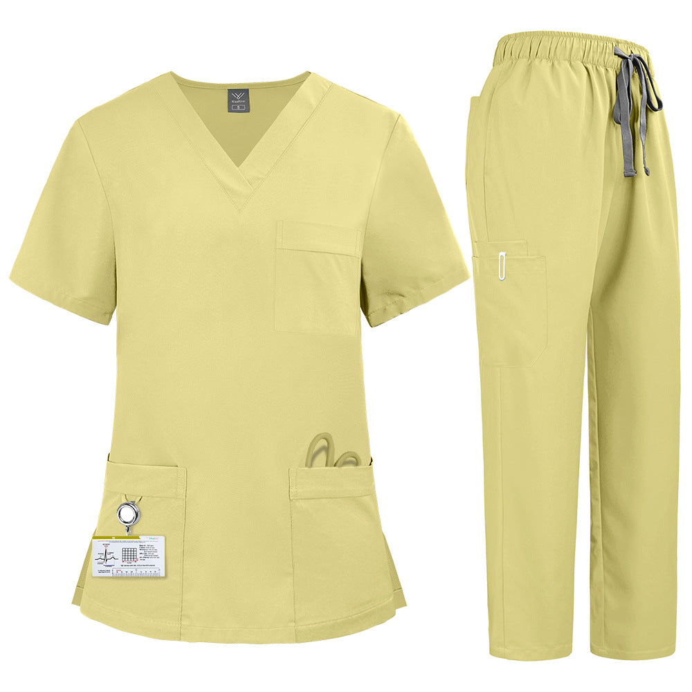 Women's & Men's & Stretch Hand Washing Doctor Two-piece Uniform