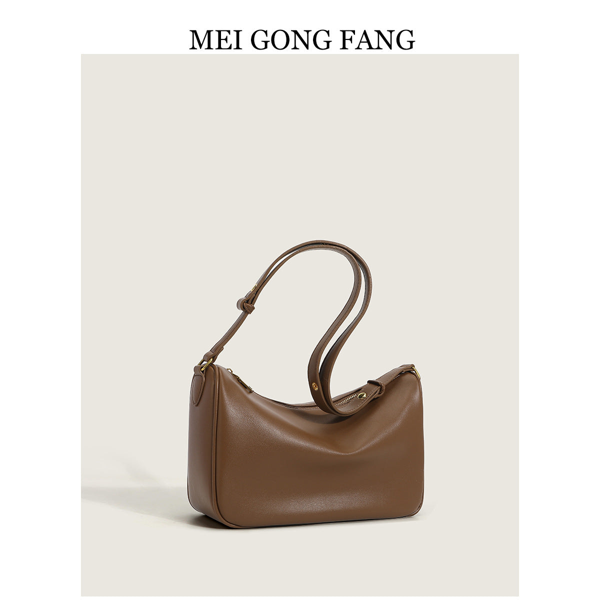 Leather Underarm Baguette Large Capacity Trendy Simple Shoulder Bags