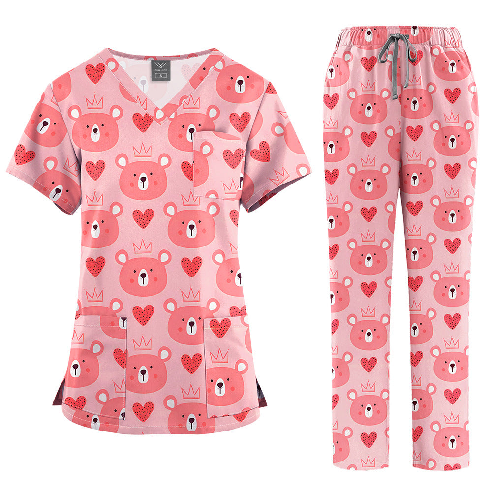 Thin Comfortable Breathable Doctor Nurse Medical Uniform