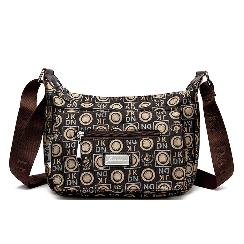 Women's Waterproof Oxford Cloth Large Capacity Printed Crossbody Bags