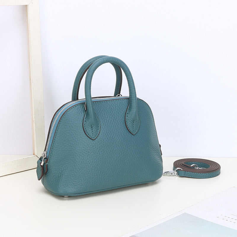 Women's Shell Genuine Leather Simple Fashionable Stylish Shoulder Bags