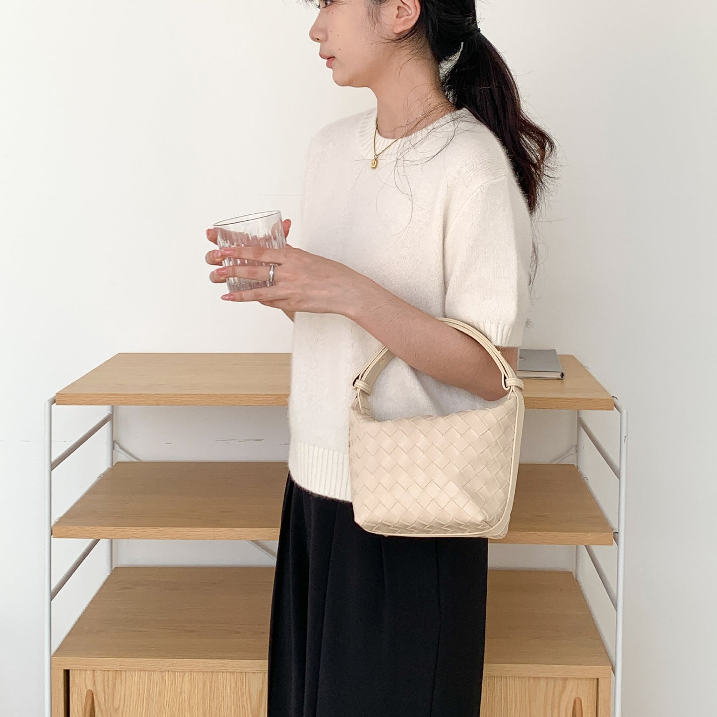 Women's Style Korean Fashion High-grade Leather Handbags