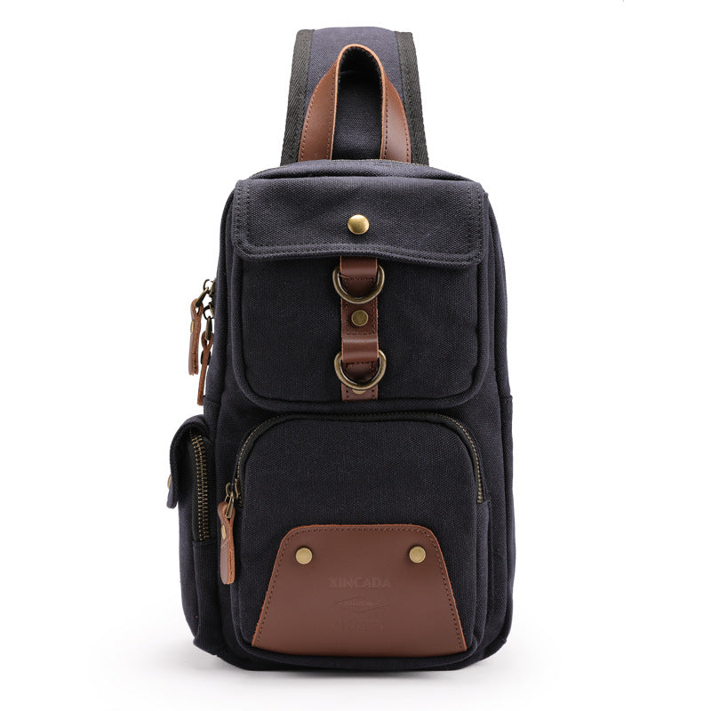 Retro Fashion Canvas Commuter Multi Compartment Men's Messenger Bags