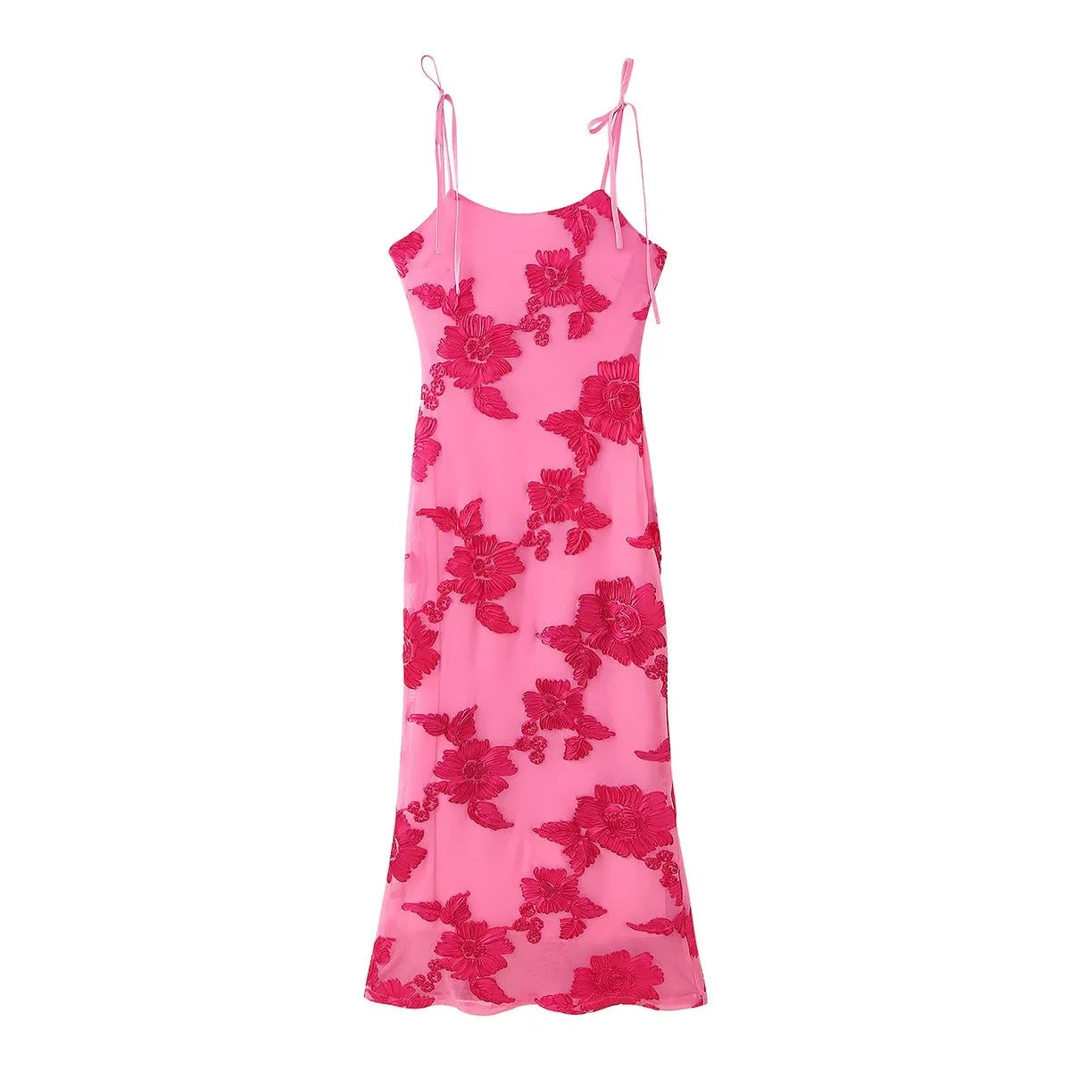 Women's Embroidered Sleeveless Straight Temperament Vacation Dress Dresses