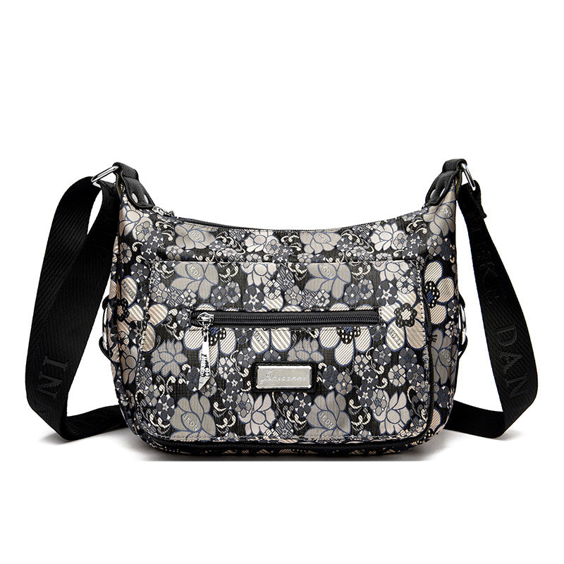 Women's Waterproof Oxford Cloth Large Capacity Printed Crossbody Bags
