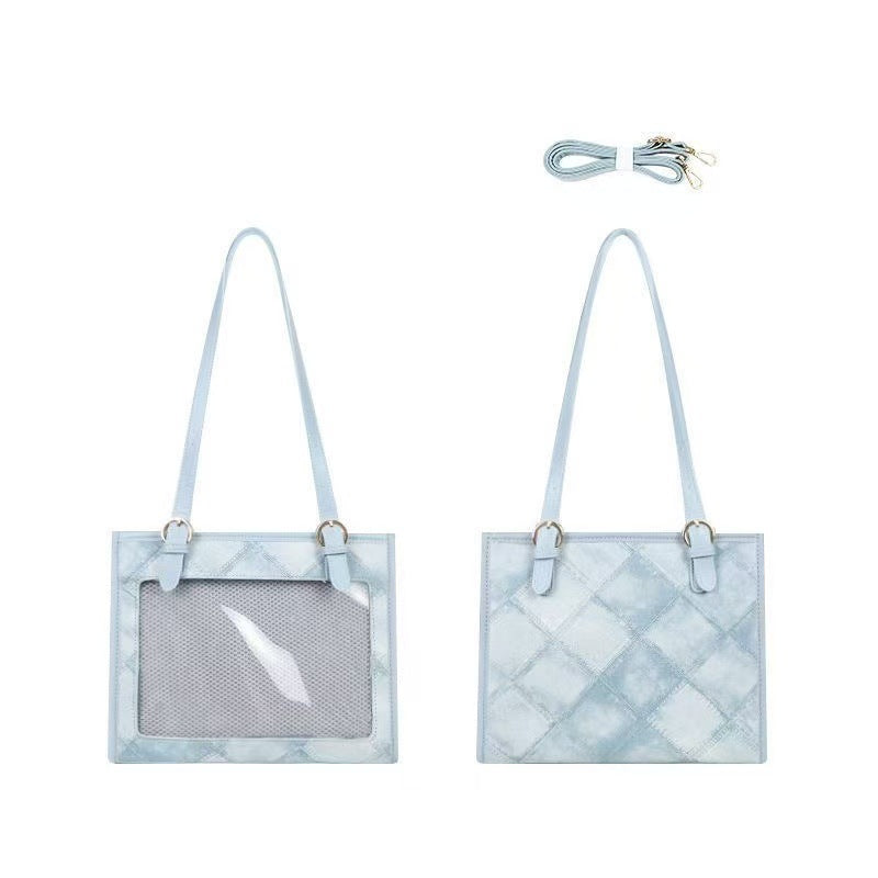 Women's Style Denim Cartoon Large Capacity Barlow Shoulder Bags