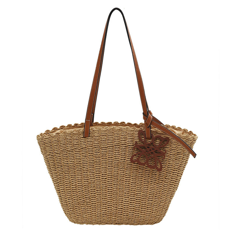 Women's Summer Fashion Straw Niche High-grade Large Tote Bags