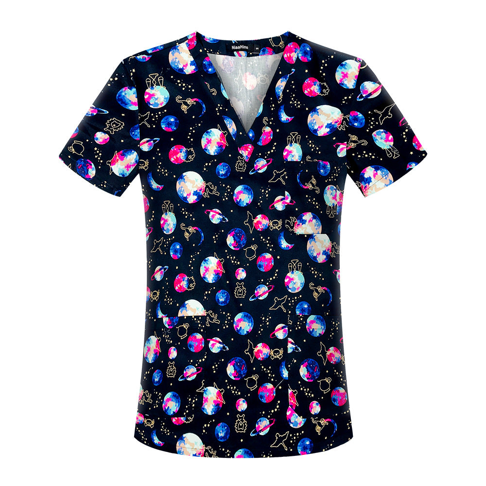 Women's & Men's & Hand Washing Clothes Brush T-shirt Uniform