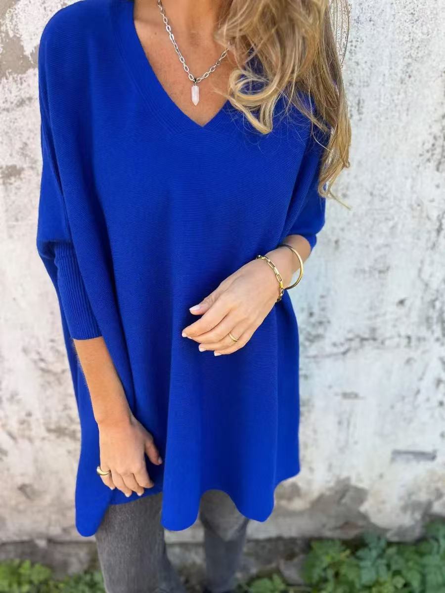 Women's Long Sleeve Knitted Loose Shirt Knitwear