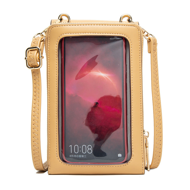 Women's Touch Screen Hipster Style Leaf Simple Shoulder Bags