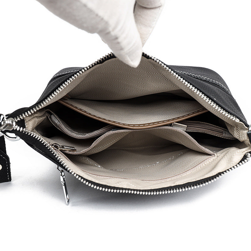 Women's Leather Underarm Simple Versatile Large Capacity Bags