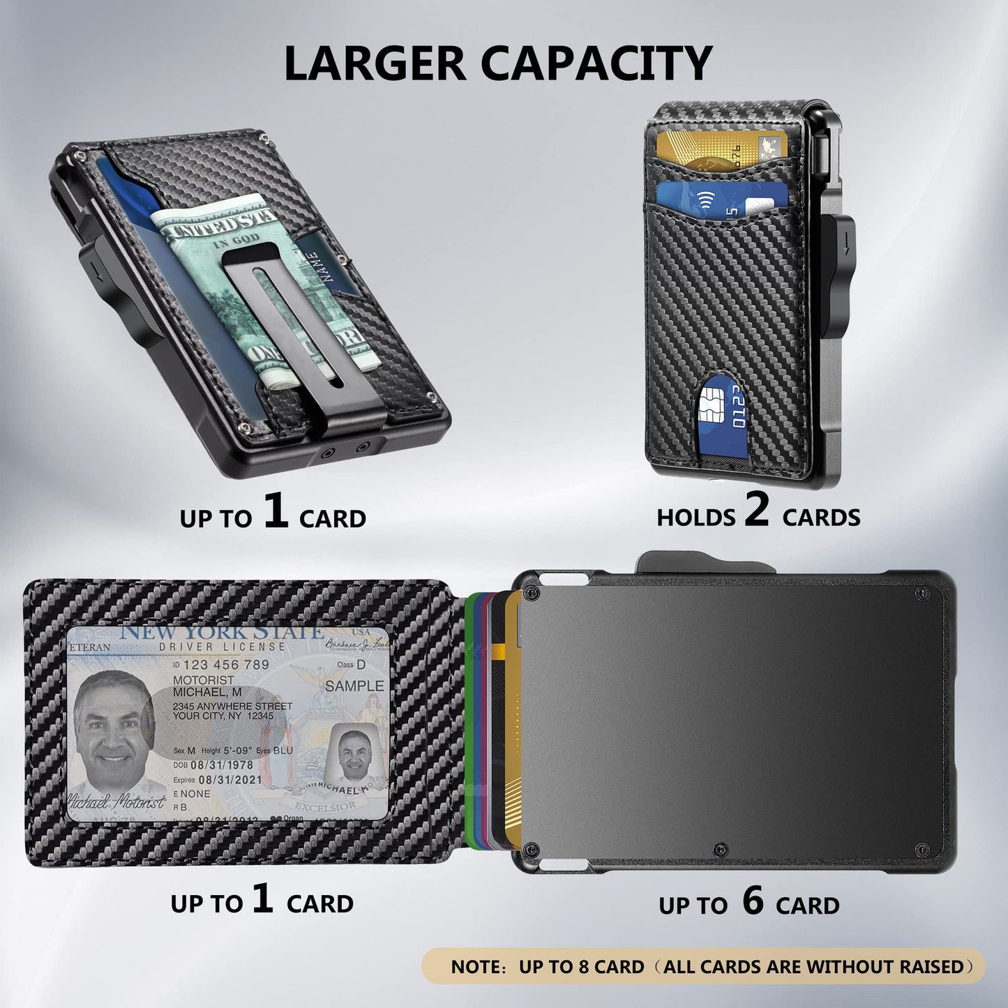 Men's Automatic Pop-up Cassette Metal Advanced Sense First Men's Wallets