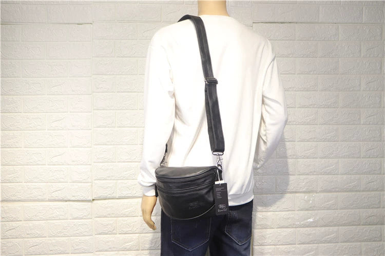 Men's Fashionable Fashion Retro Hemispherical Cylinder Saddle Men's Shoulder Bags