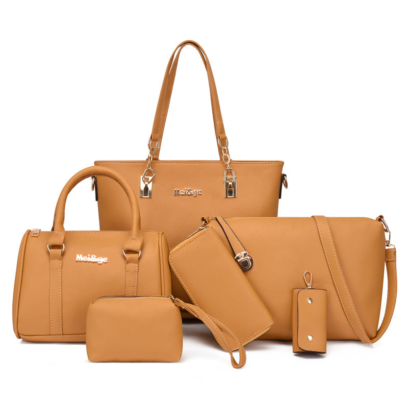 Women's Spring Fashion Retro Mother One Shoulder Bags