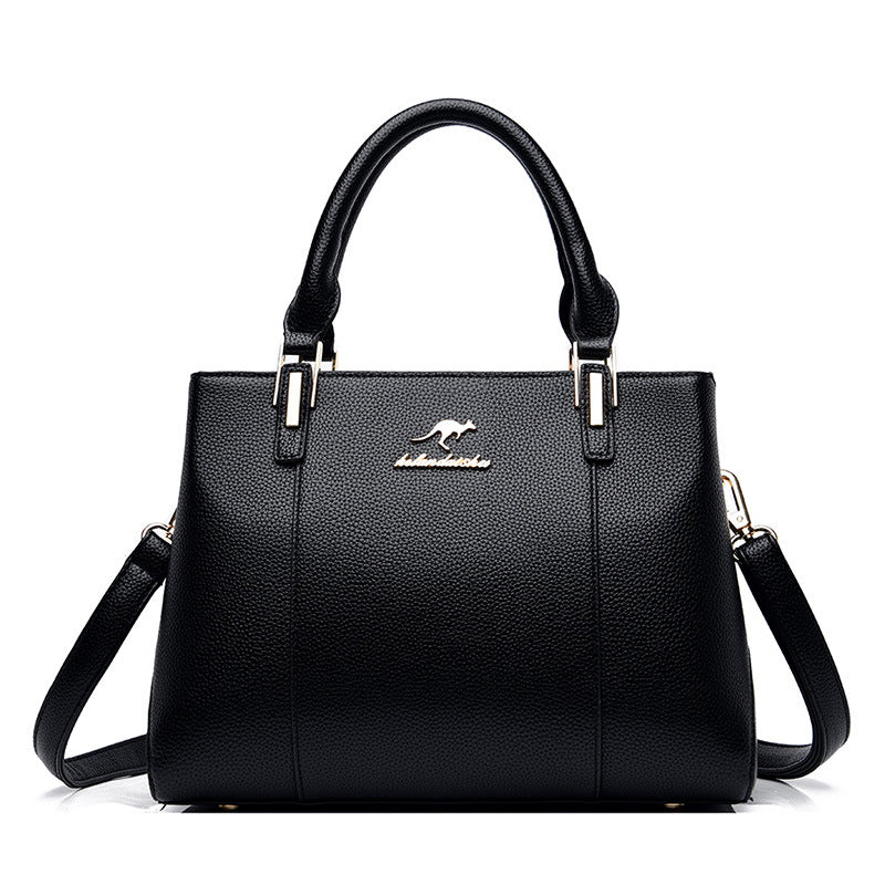 Women's Real Soft Leather Large Capacity Mom Bags