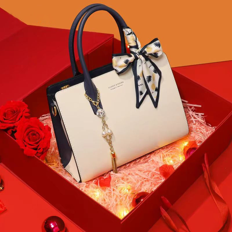 For Mom Niche Leather Advanced Texture Handbags